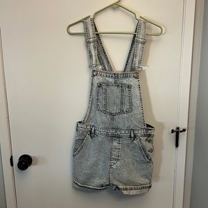Topshop Denim Short-Alls
